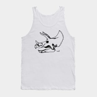 Triceratops Skull Tank Top